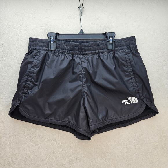 THE NORTH FACE HYDRANALINE WOMEN'S MEDIUM REGULAR SHORTS BLACK WHITE - Picture 1 of 7